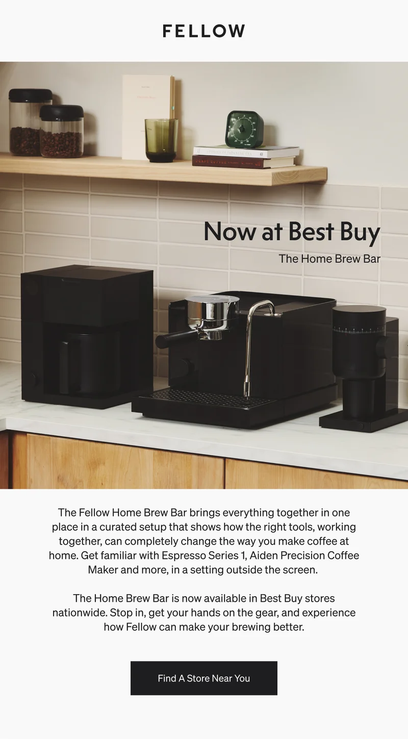 Now at Best Buy: The home brew bar. Find a store near you.