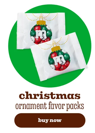 CHRISTMAS ORNAMENT FAVOR PACKS
