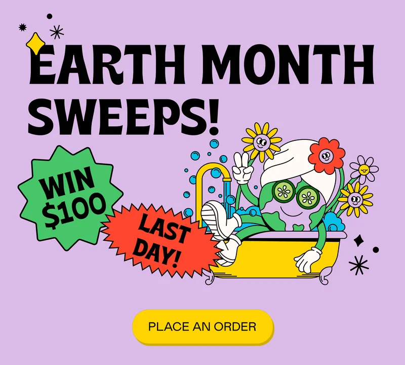 EARTH MONTH SWEEPS - Last day!
