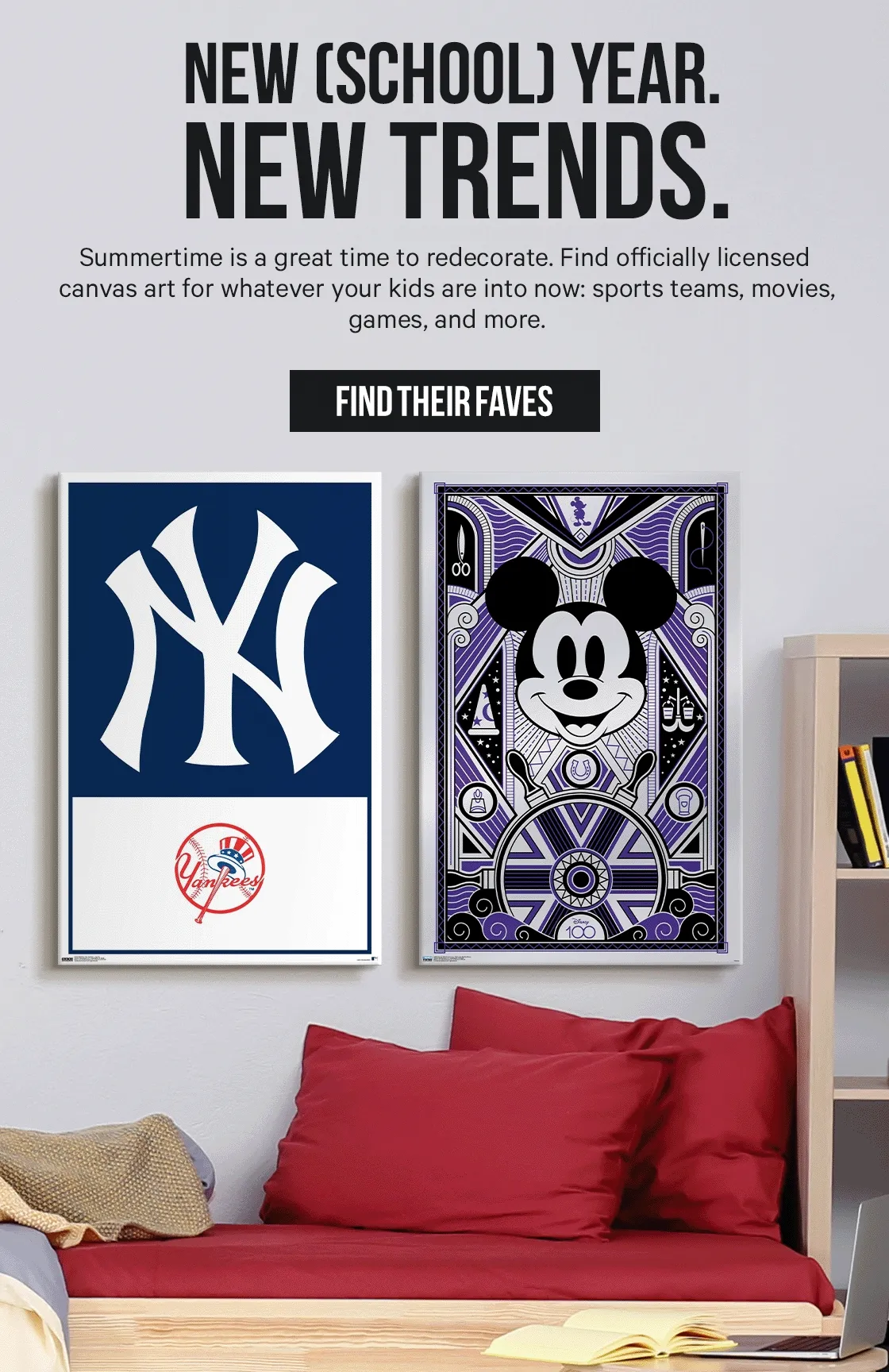 Licensed Canvas Art