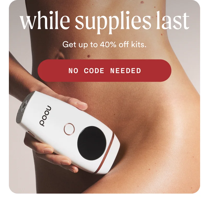 H3: While Supplies Last S3: Get up to 40% off kits. CTA3: NO CODE NEEDED