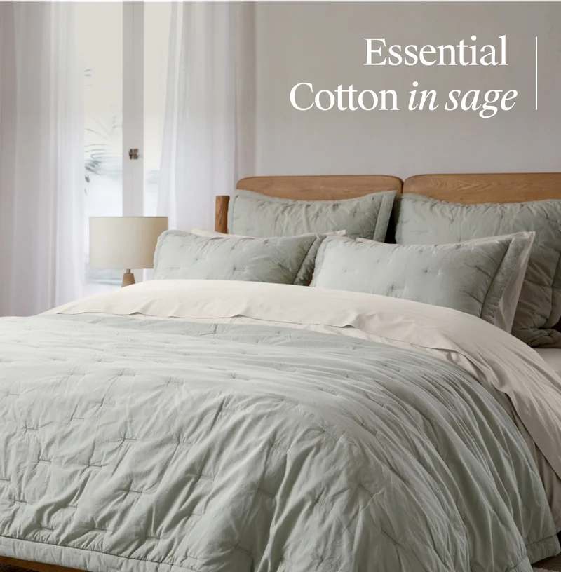 Essential Cotton in Sage