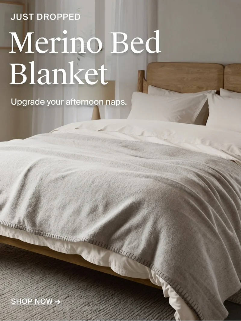 Merino Bed Blanket