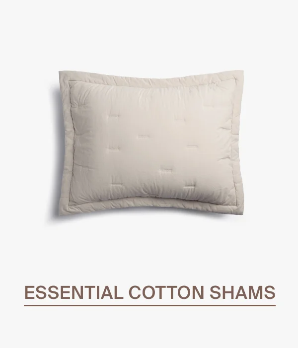 Essential Cotton Shams