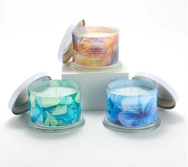 HomeWorx by Slatkin + Co. S/3 14oz Poolside Splash Candles