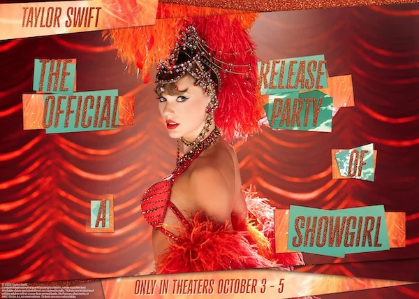 Taylor Swift: The Official Release Party of a Showgirl | Only in Theaters October 3-5