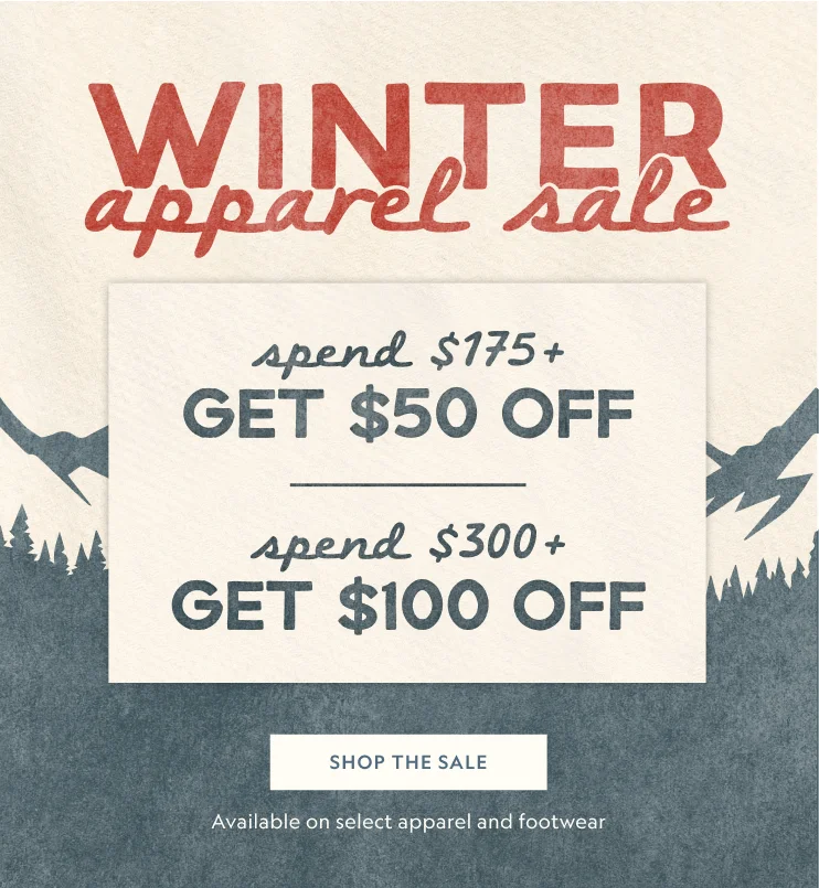 Winter Apparel Sale