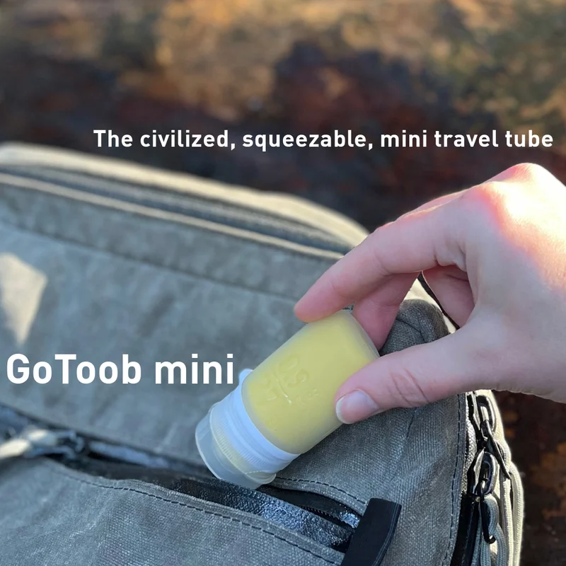 GoToob Mini - The civilized, squeezable, mini travel tube