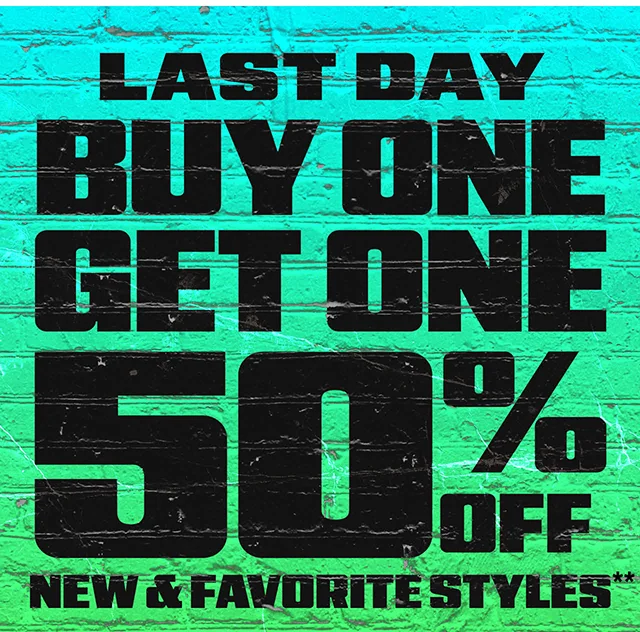 Last Day! Buy One, Get One 50 Percent Off New And Favorite Styles. HT Rewards Exclusive. Earn Double Hot Cash In-Store And Online. Exclusions Apply. Shop Now