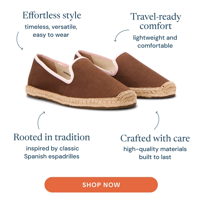 Effortless style. Travel-ready comfort. Rooted in tradition. Crafted with care.
