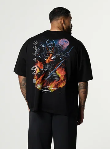 SHINTO GODS Kagu-tsuchi OVERSIZED BOXY T SHIRT