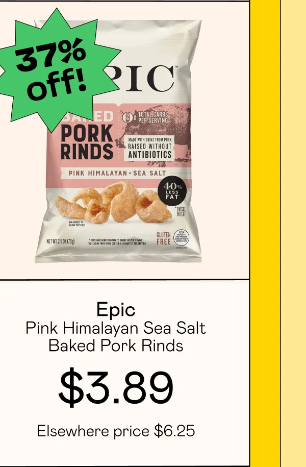Pink Himalayan Sea Salt Baked Pork Rinds