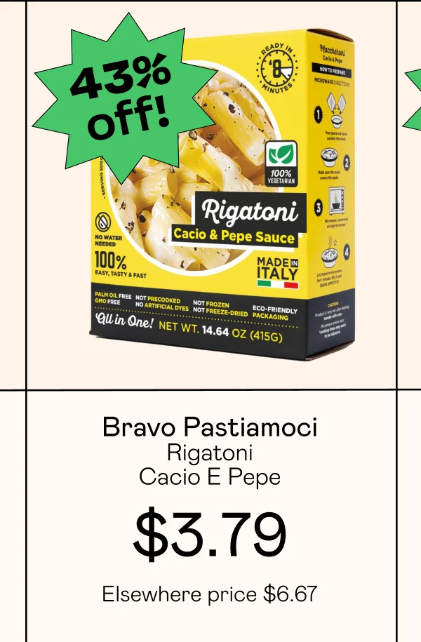 Rigatoni Cacio E Pepe