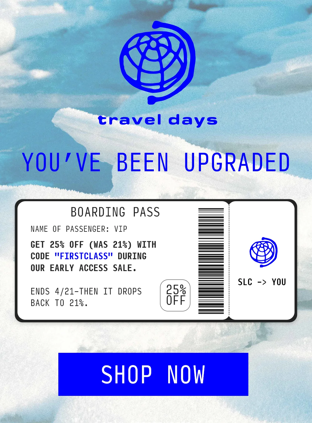 Get 25% off (was 21%) with code ''FIRSTCLASS'' during our early access sale.