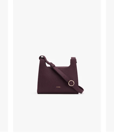 Double Loop Bag Plum