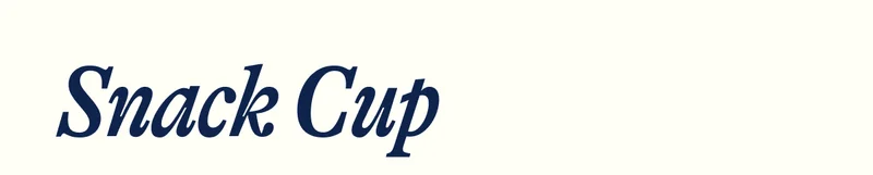 Snack Cup