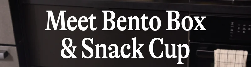 Meet Bento Box & Snack Cup