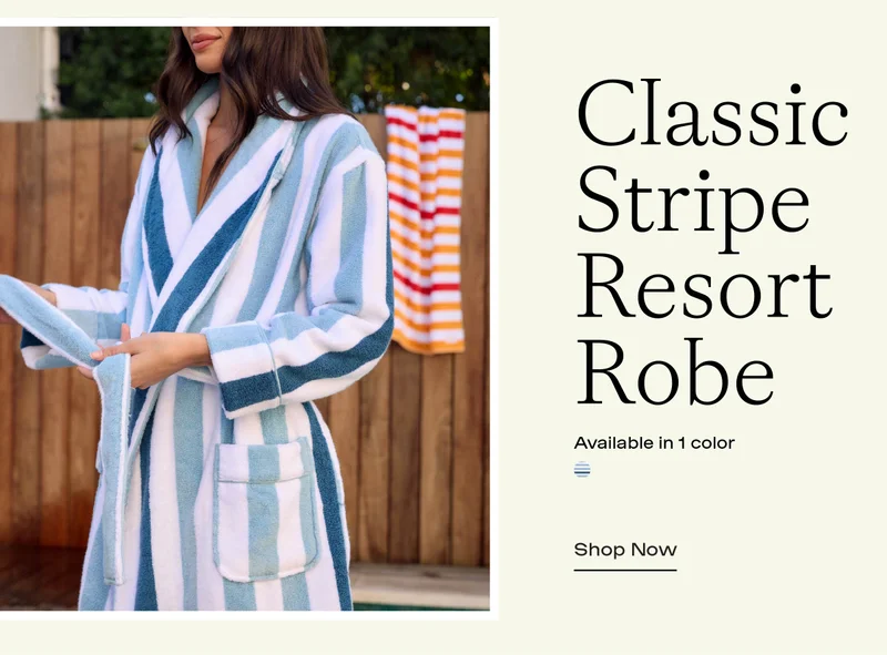 Classic Stripe Resort Robe