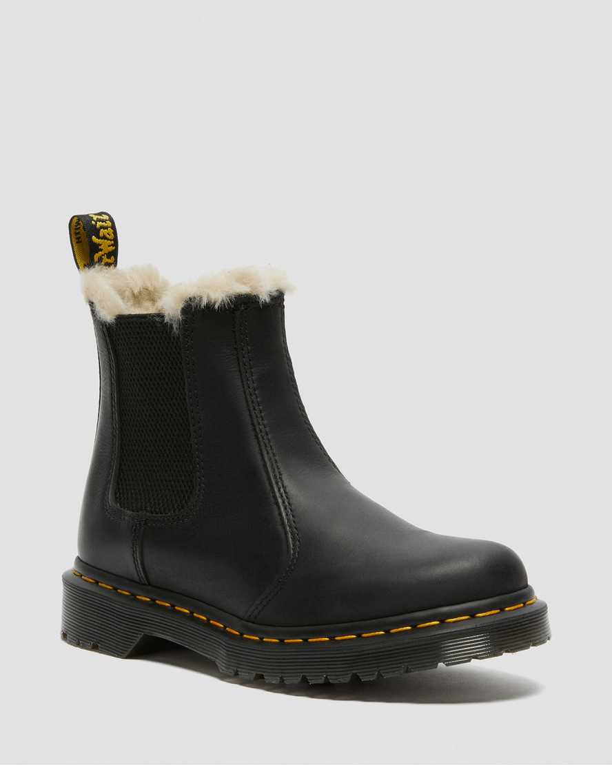 Image of 2976 Women's Faux Fur Lined Chelsea Boots