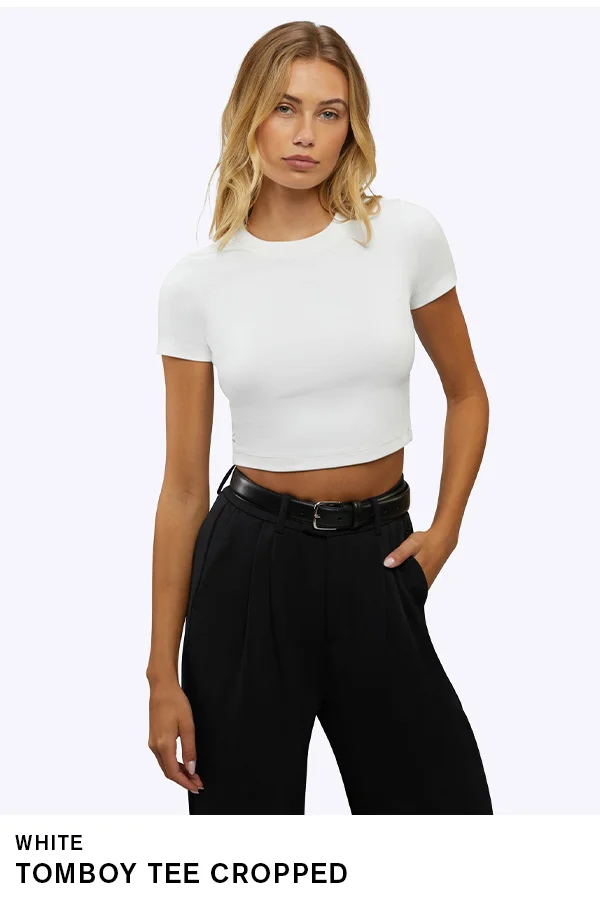 Tomboy Tee Cropped