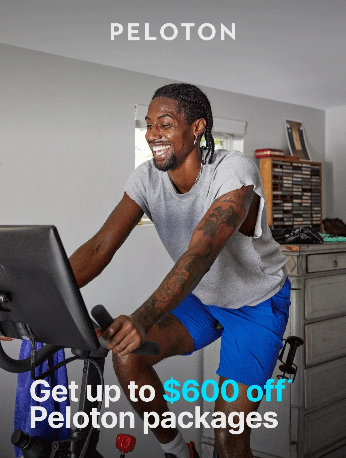 Get up to $600 off Peloton packages