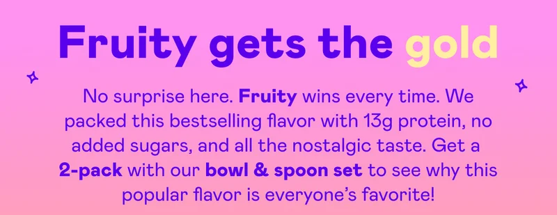 Fruity gets the gold