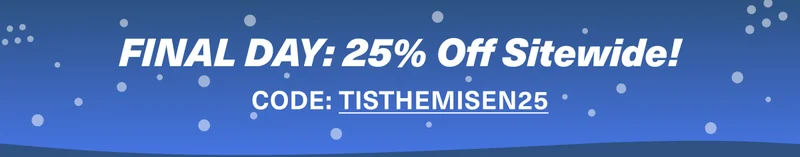 ONLY 24 HOURS LEFT! 25% Off Sitewide! Code: discount code