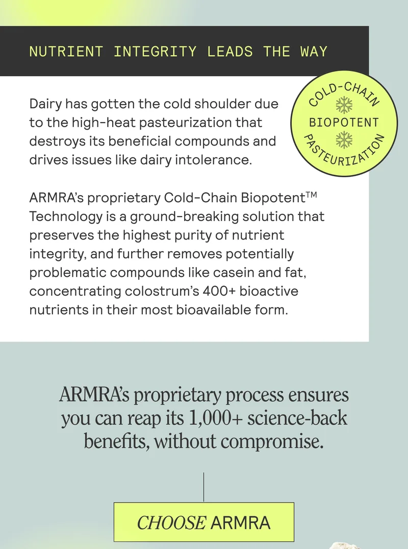 Nutrient integrity leads the way