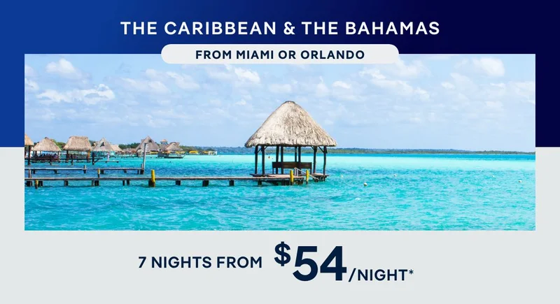 Caribbean & The Bahamas From Miami or Orlando (Port Canaveral) – 7 Nights – Click to View Cruises & Book Now