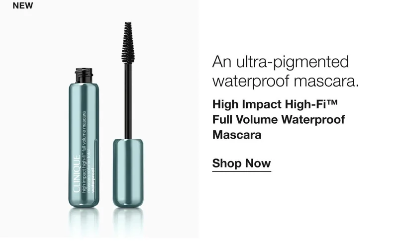 An ultra-pigmented waterproof mascara. | High Impact High-Fi™ Full Volume Waterproof Mascara | Shop Now