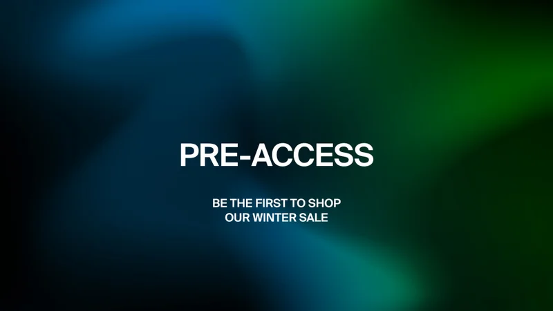 Winter Sale Early Access