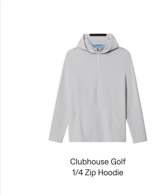 Clubhouse Golf 1/4 Zip Hoodie