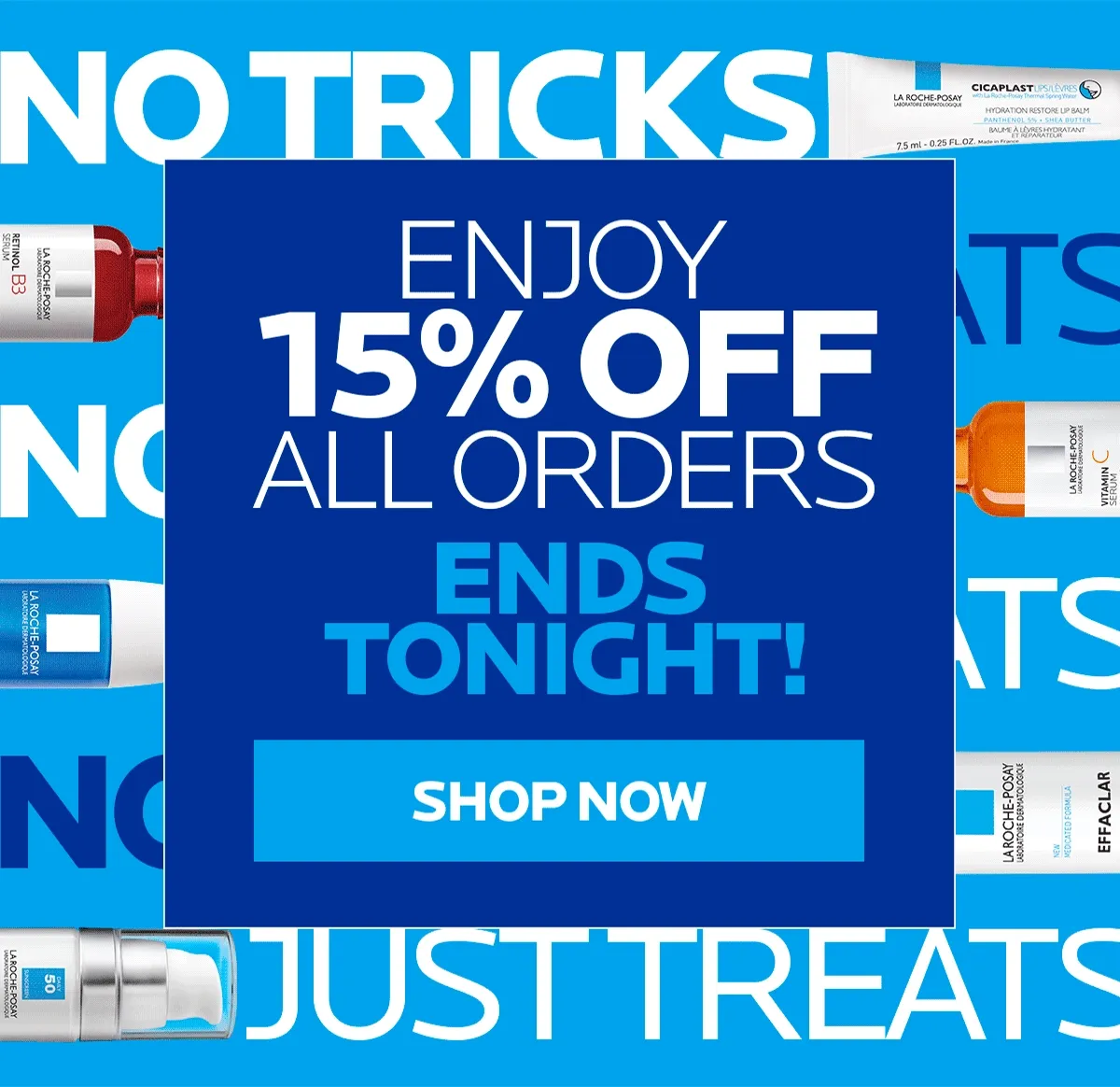 ENJOY 15% OFF ALL ORDERS
