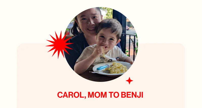 Carol, mom to Benji