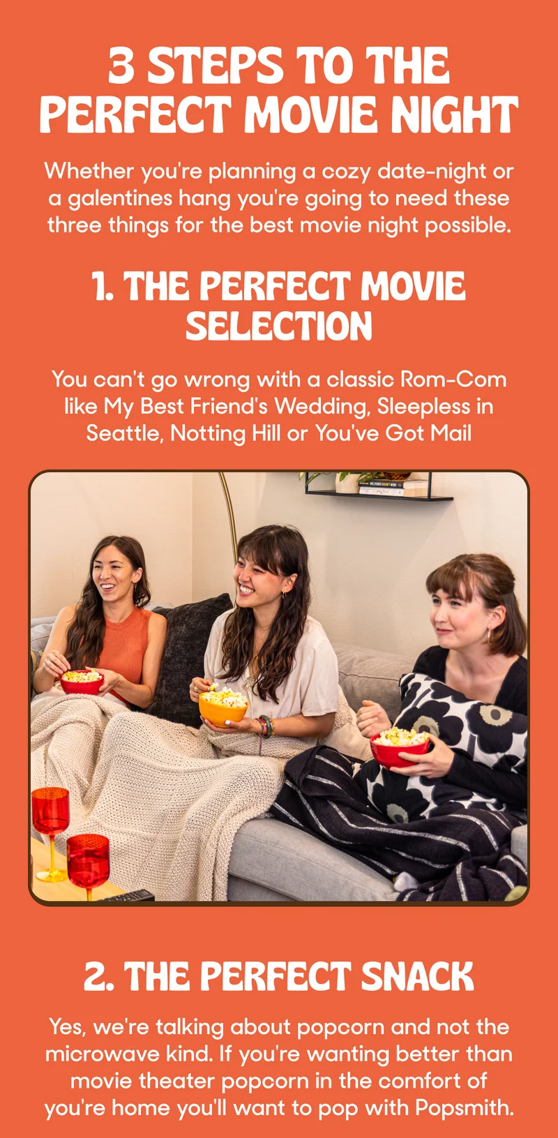 3 Steps to the Perfect Movie Night