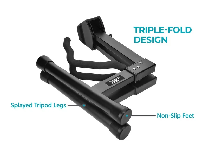 Stage Right by Monoprice A-Frame Stand for Electric, Acoustic, and Bass Guitars