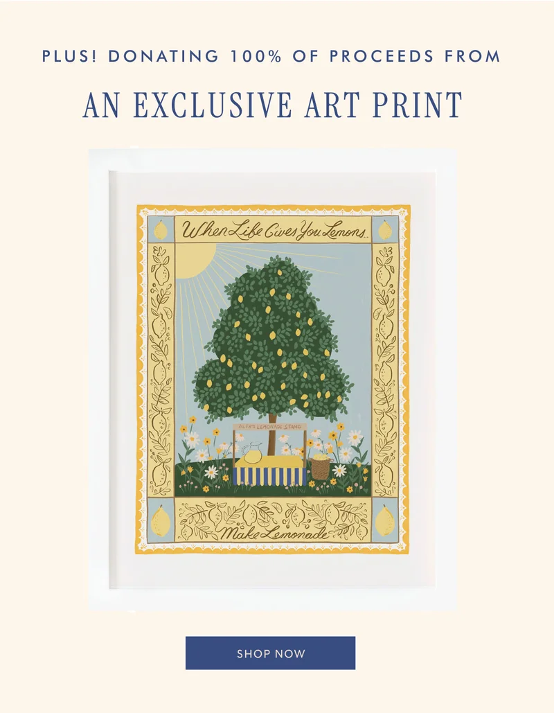Plus! donating 100% OF PROCEEDS from an EXCLUSIVE ART PRINT