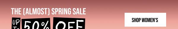 Up to 50% off Shop Women's