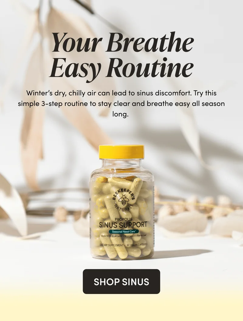 Your Breathe Easy Routine    Winter’s dry, chilly air can lead to sinus discomfort. Try this simple 3-step routine to stay clear and breathe easy all season long.