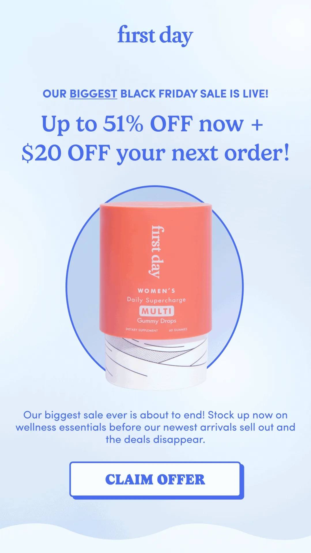 Up to 51% OFF now +  $20 OFF for next order!