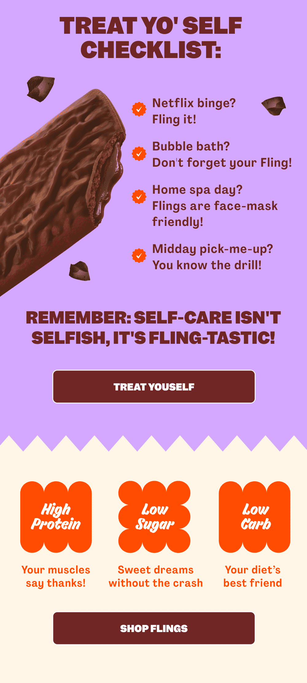 TREAT YO'SELF CHECKLIST