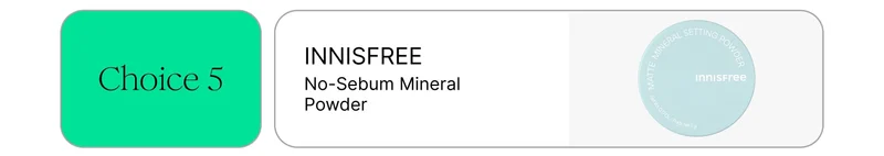 Choice 5: Innisfree No-Sebum Mineral Powder