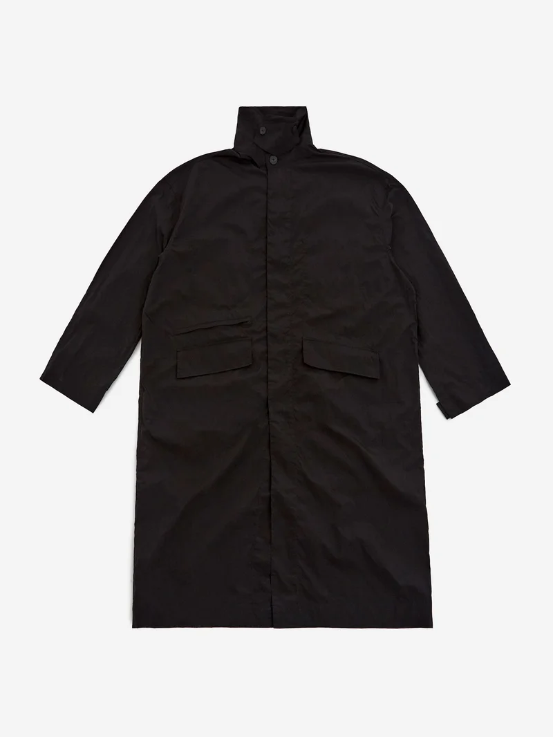 Image of Studio Nicholson Rizz Packable Mac - Black