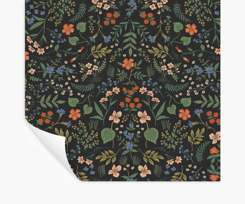 Image of Wildwood Peel & Stick Wallpaper - Black