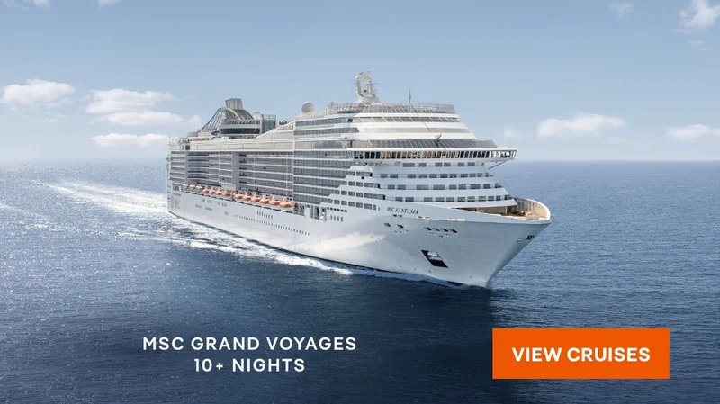 MSC&nbsp;Grand Voyages – 10+ Nights – Click to View Cruises & Book Now