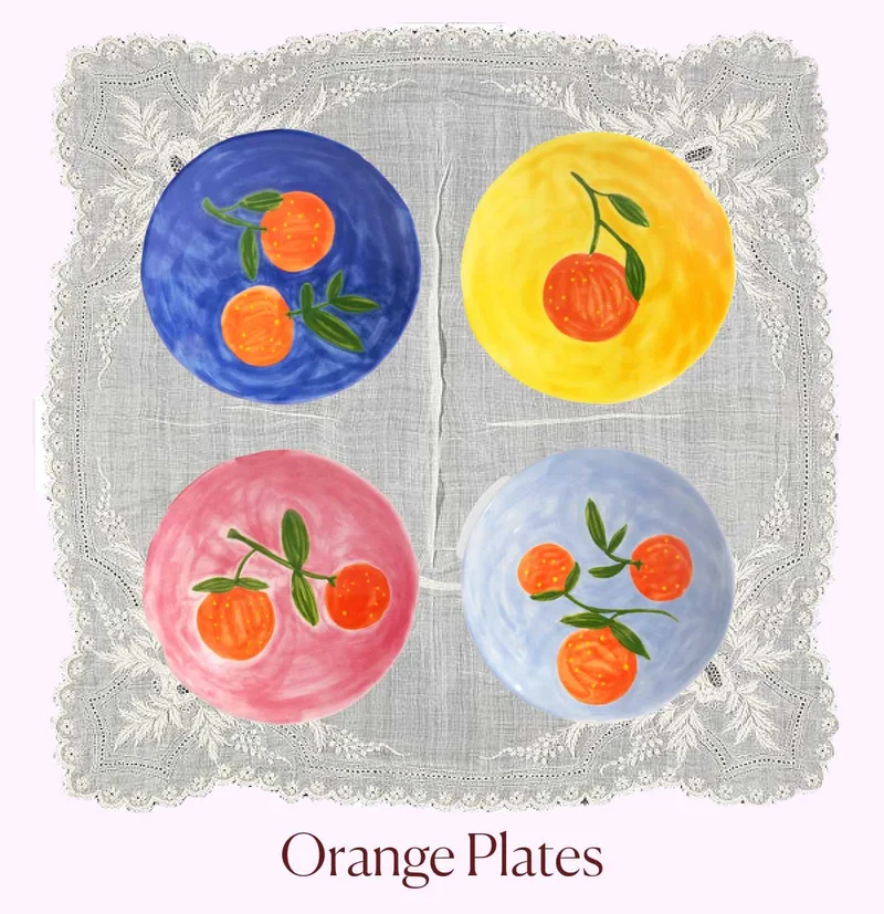 Orange Plates