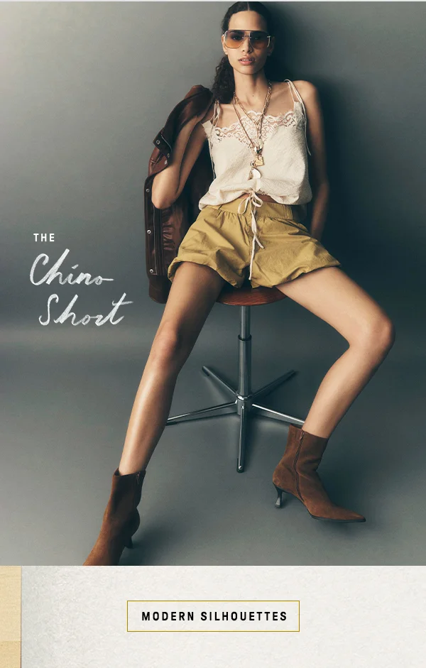 the chino short, modern silhouettes