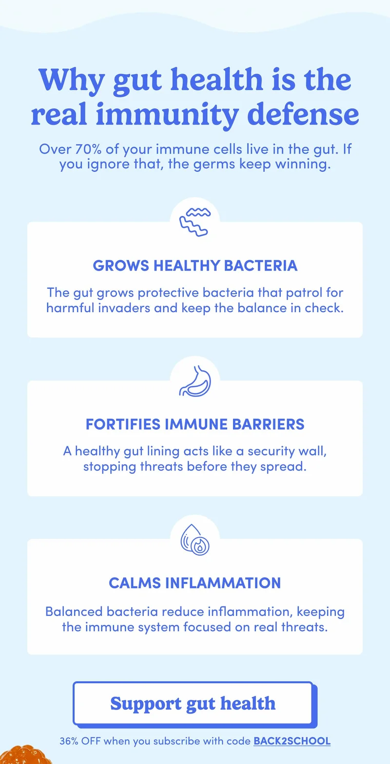 Why gut health is the real immunity defense