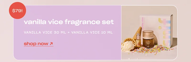vanilla vice fragrance set  vanilla vice 30 ml + vanilla vice 10 ml &nbsp;shop now →