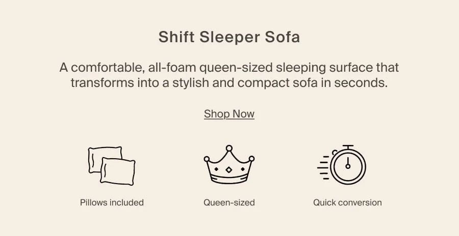 Shift Sleeper Sofa